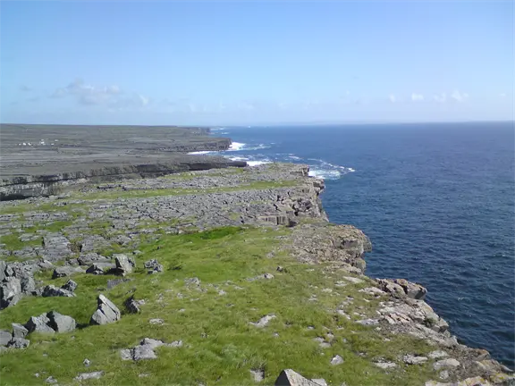 View from the iron age fort on Inis Mor View from the iron age fort on Inis Mor